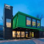 cafe dari kontainer bekas